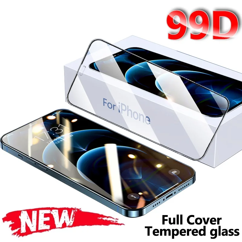 Изогнутое защитное стекло 20000D для iphone SE 2020, 6, 6S, 7, 8 Plus, защита экрана с мягкими краями, закаленная пленка для iphone6, iphone7, iphone8