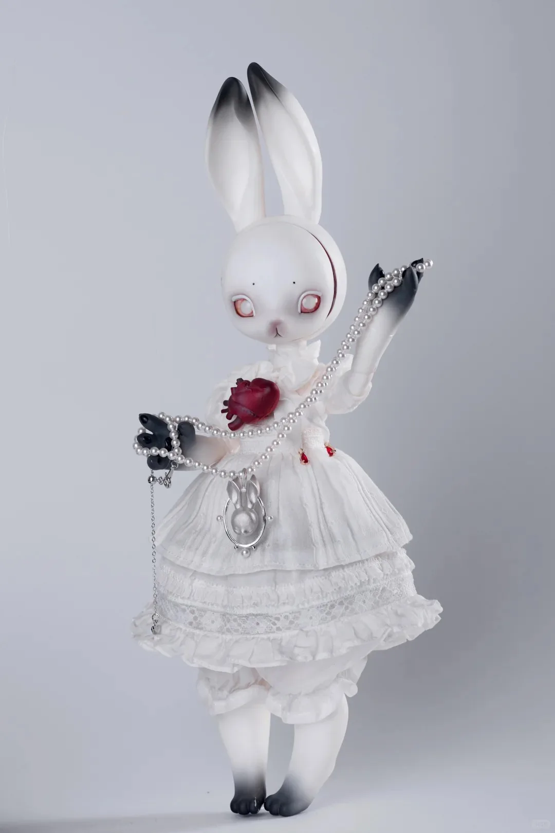 2025 1/6 SD 동물 버전 고급 레진 토끼 마스크 다중 이빨 신상 패션 BJD 인형 고품질 수집용 피규어