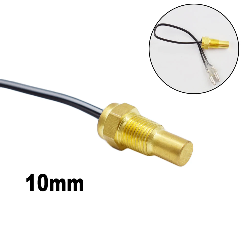 Car 12V 24V Car LCD Water Temperature Meter Thermometer Voltmeter Gauge 2 in 1 Temp & Voltage Meter 10mm Sensor Adapter 1/8NPT