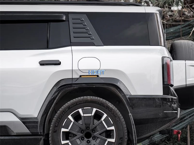 Car Styling Accessories Rear Side Tail Window C Pillar Frame Louver Blind Column Triangle Cover For BYD Formula Leopard 8 2025 +