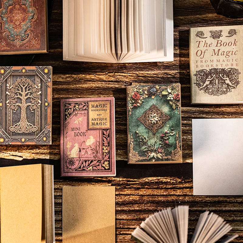 Mr. Paper Retro Text Life Tree Material Paper 100 sheets/set of boxed magic books from beginner to proficient Material Paper