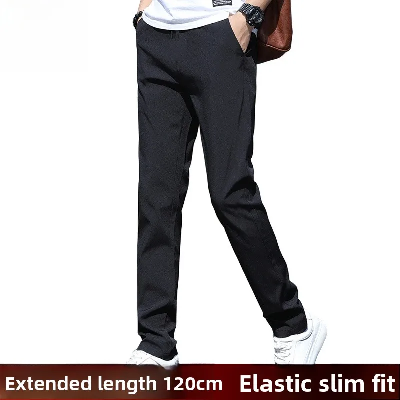 

Мужские летние ультратонкие спортивные брюки Qui-Dry, повседневные облегающие длинные модные брюки из нейлоновой ткани Ci Sle, прямые брюки...