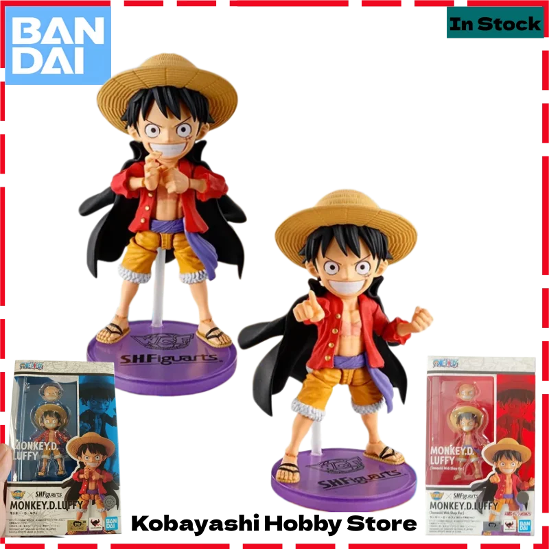 

Bandai Genuine One Piece WCF S H Figuarts Monkey D Luffy Tamashii Web Shop Ver Collectible Model Toy Gift for Kids