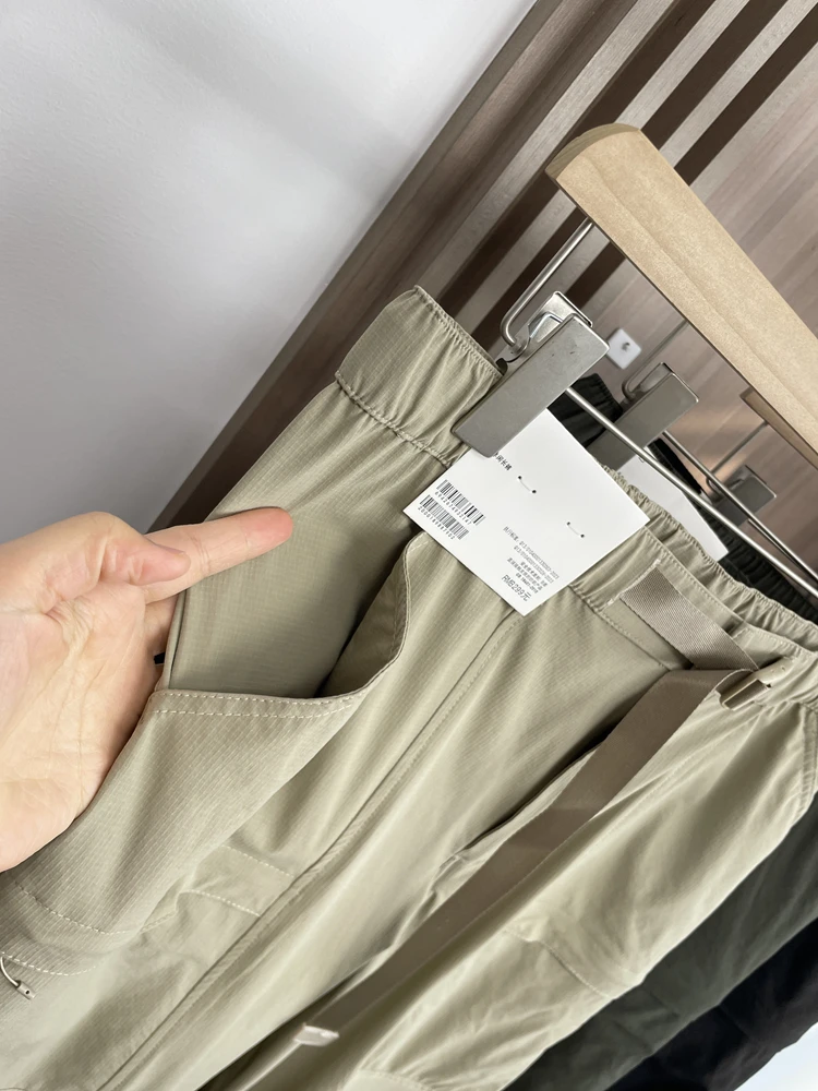 3D テーラードメンズワークパンツ防風防水通気性カジュアルロングパンツ春のファッション若者アクティブスタイル