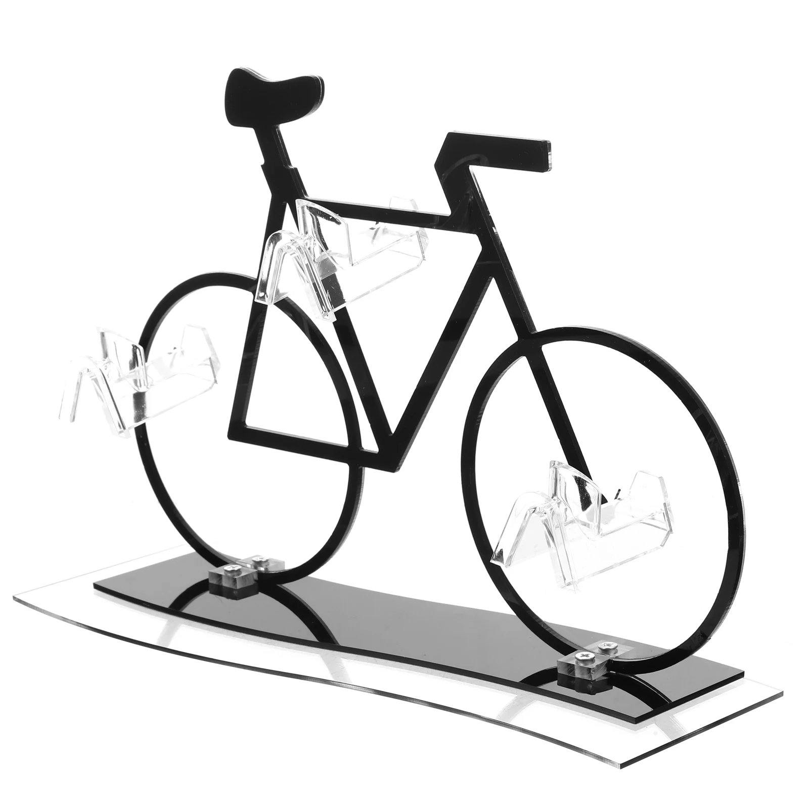 

Acrylic Bicycle Shaped Glasses Display Stand Eyeglasses Holder Sunglasses Rack Creative Desktop Decor Durability Practicality