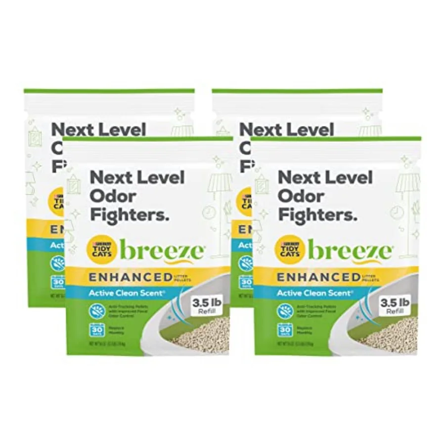 

Purina Breeze Litter Pellets Enhanced Litter Pellets 3.5 lb Pack of 4