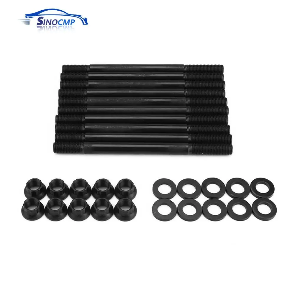Комплект шпилек головки блока цилиндров 202-4301 для RB25 RB25DET 2.5L RB20 RB20DET 2.0L, запчасти для автомобильных двигателей, аксессуары для автоматических систем