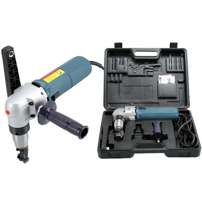 2026 ماكينة ثقب كهربائية قطع القص الصفائح المعدنية القاطع قطع صفائح الفولاذ المقاوم للصدأ قاطع معدني اللكم الكهربائي YT-200E #4