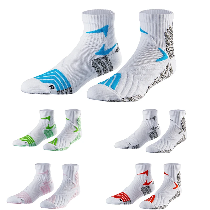 Calzini da basket corti professionali per uomo donna addensare antiscivolo Soccer Golf Wear calzini da corsa calzini a compressione