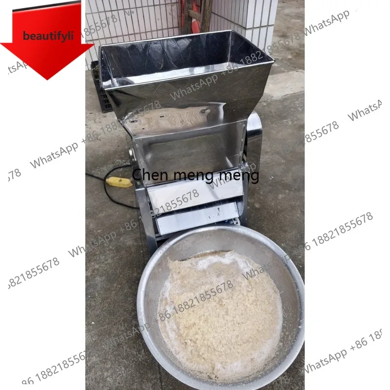 Molino de Yuca Pequeño para el Hogar a38, Trituradora de Batata de Acero Inoxidable, Máquina para Hacer Almidón
