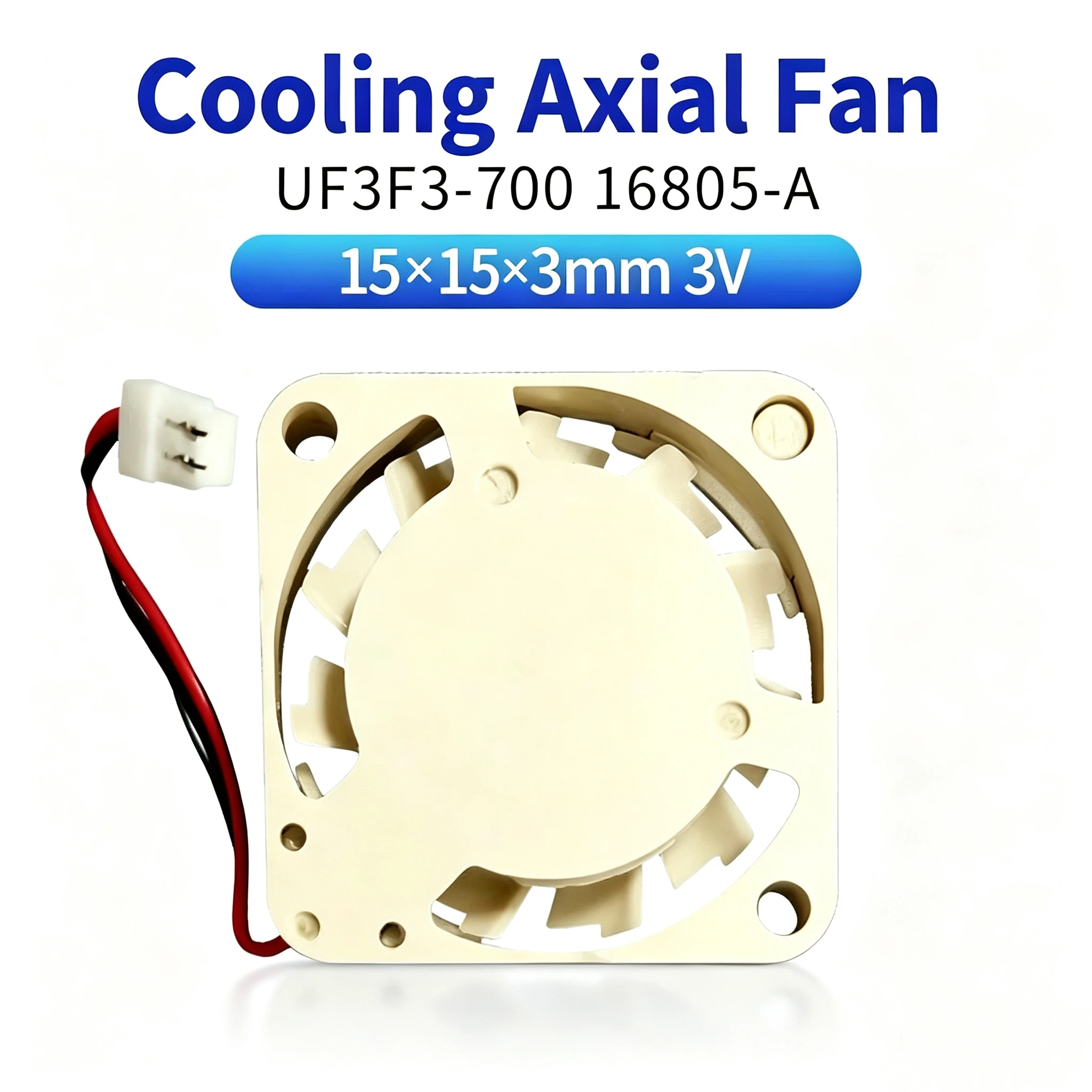 SUNON UF3F3‑500 Ultra Thin Micro Axial Cooling Fan 15×15×3mm 1503 DC 3V Nano Tiny Fan For Small Instrument Electronic Device Rep