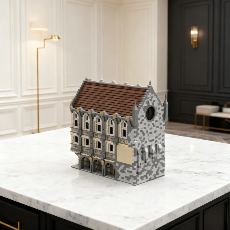 

11558pcs MOC H23 Main Palace With Servants Quarters Kitchen Castle Model Building Blocks Creative Gift DIY Display Decor Adult