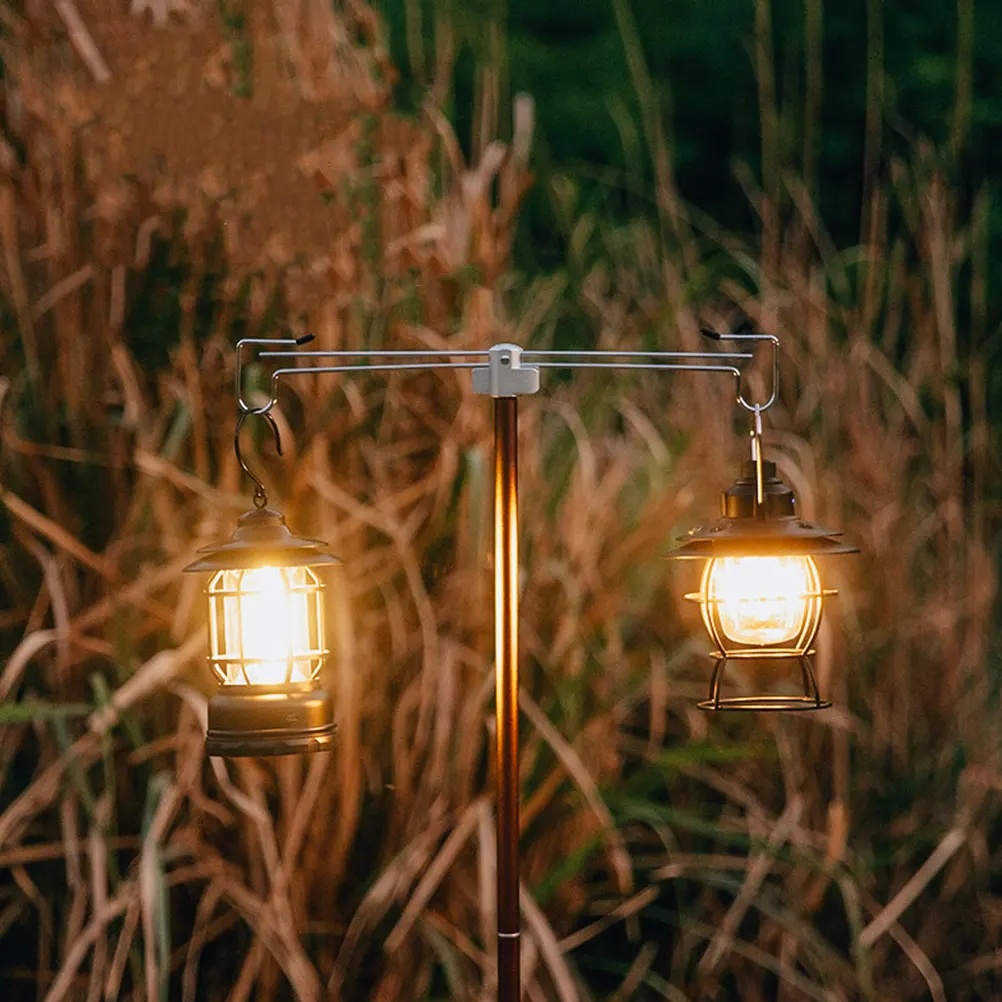 

Foldable Camping Lantern St Lightweight Aluminum Alloy Lamp Bracket Durable Portable For Hiking Fishing Outdoor Activities