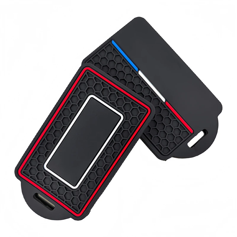 Silicone Access Card Case Leather Card Holder Keychain Key Ring Door Lock Access Tag ID Card Case Keychain Access Card Bag