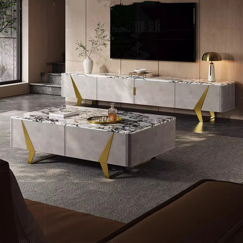 

Unique Creative Aesthetic Luxury Storage Design Tv Brackets Drawers Tv Stand Modern Szafka Pod Telewizor Living Room Furniture