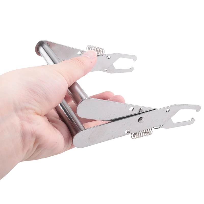 ที่หนีบกรอบจับผึ้งทำจากสแตนเลสที่ยึดเฟรมรังผึ้งชิ้นส่วนสำหรับเลี้ยงผึ้งเพิ่มน้ำผึ้ง