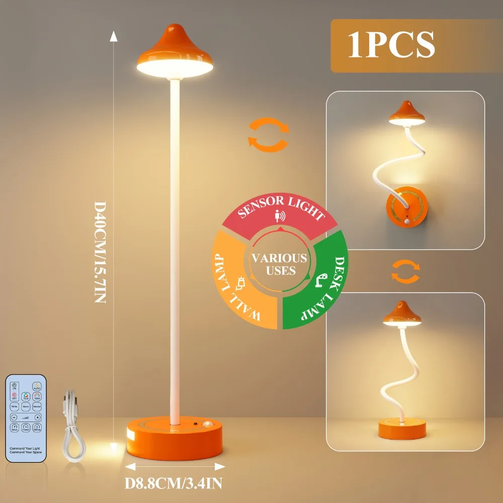 

Wireless Design LED Motion-Sensing Lamp Touch Control Motion Sensing Touch-Charging Light Ambient Lighting LED Technology