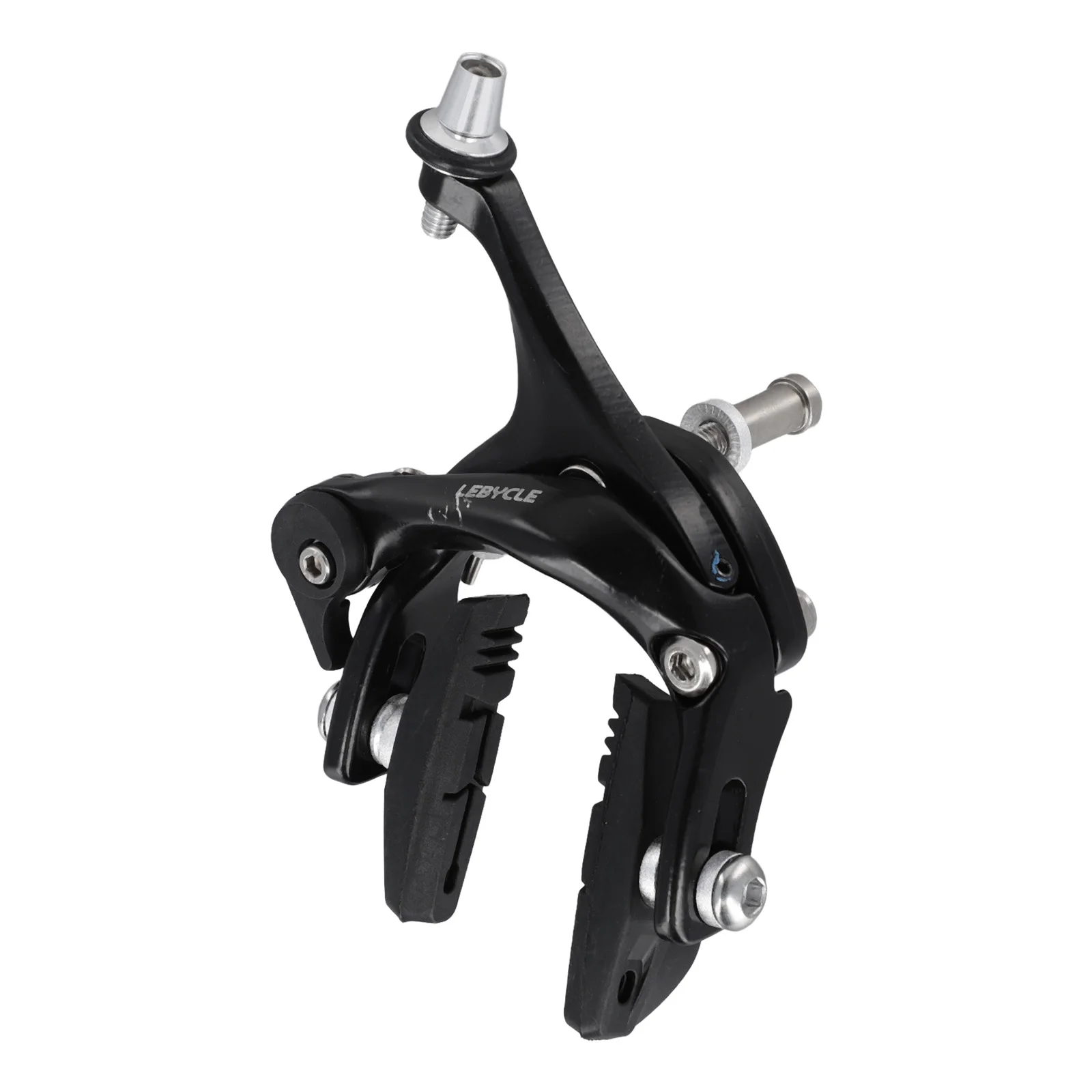 High Strength Aluminum Dual Pivot Brake Calipers for Road Biking Adjustable Travel Range and Enhanced Wear Resistance