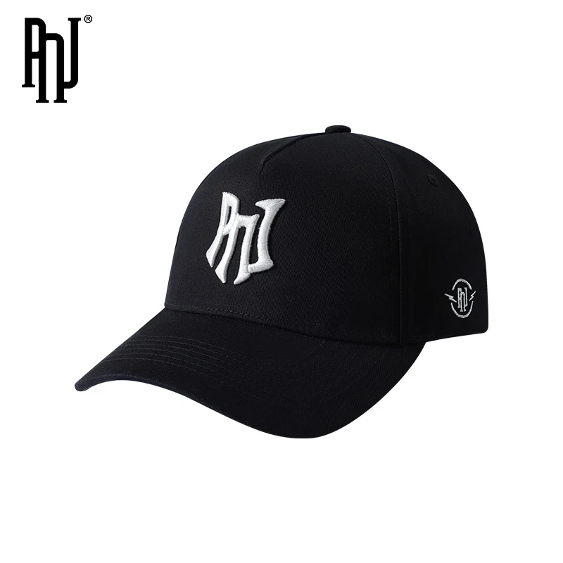 PNJ brand baseball hat women's new style male and female couple black embroidery sports fashion casual trend versatile cap