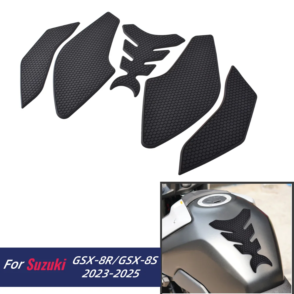 GSX8R GSX-8R Tank Traction Side Pad Gas Fuel Knee Grip Decal For Suzuki GSX 8R 8S 2023-2025 GSX8S GSX-8S Motorcycle Stickers