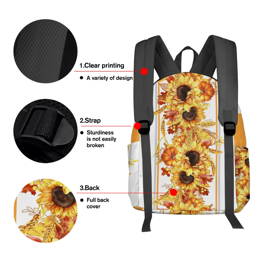 Vintage White Wood Grain Deciduous Backpacks Teenagers Student School Bags Men Women Travel Mochila