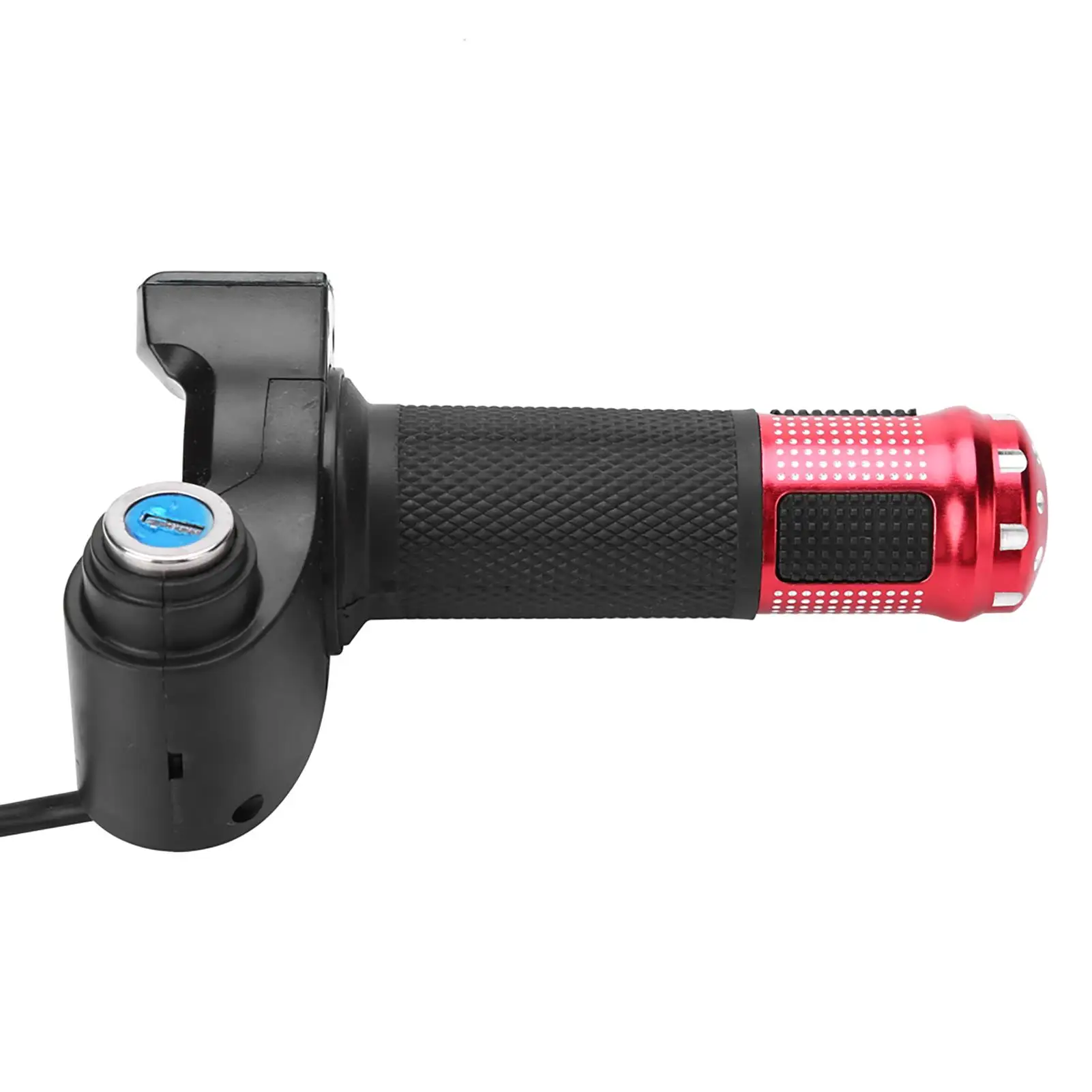 Half Throttle Electric Bike Wrist Grip with LED Display Indicator/Lock - Voltage Handle