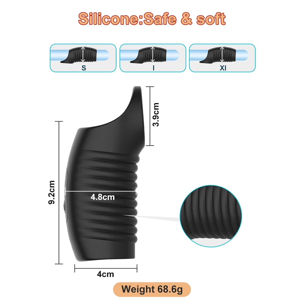 القضيب كم هزاز APP البعيد القضيب توسيع G بقعة تهتز محفز الرجال تأخير القذف القضيب الدائري لعبة الجنس الكبار