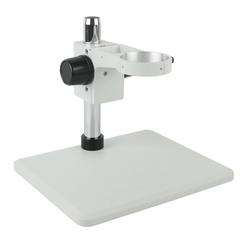 Big Adjustable Boom Table Working Stand Holder + 76mm Ring Holder + 32mm Multi-axis Metal Arm For Trinocular Stereo Microscope