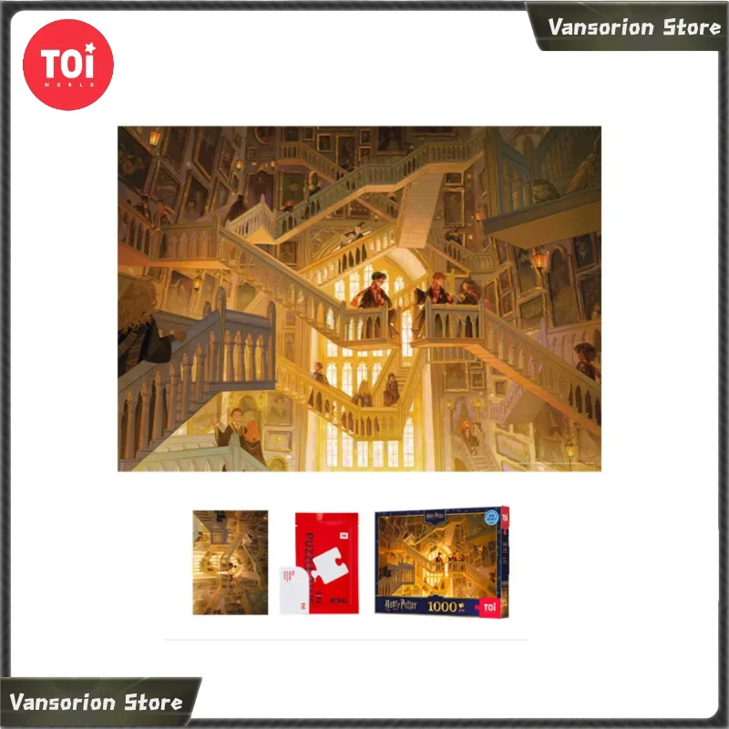 TOI Harry Potter Moving Staircase 1000Pcs Jigsaw Puzzle For Adults High Difficulty DIY Handmade Home Wall Art Decor Gift