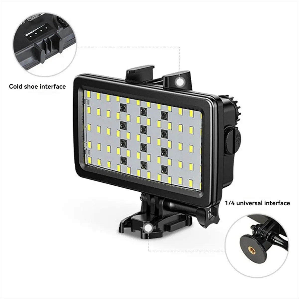 

LED Photographic Lighting for SLR Camera 40M Waterproof Diving LED Night Light Diving Lamp for Gopro