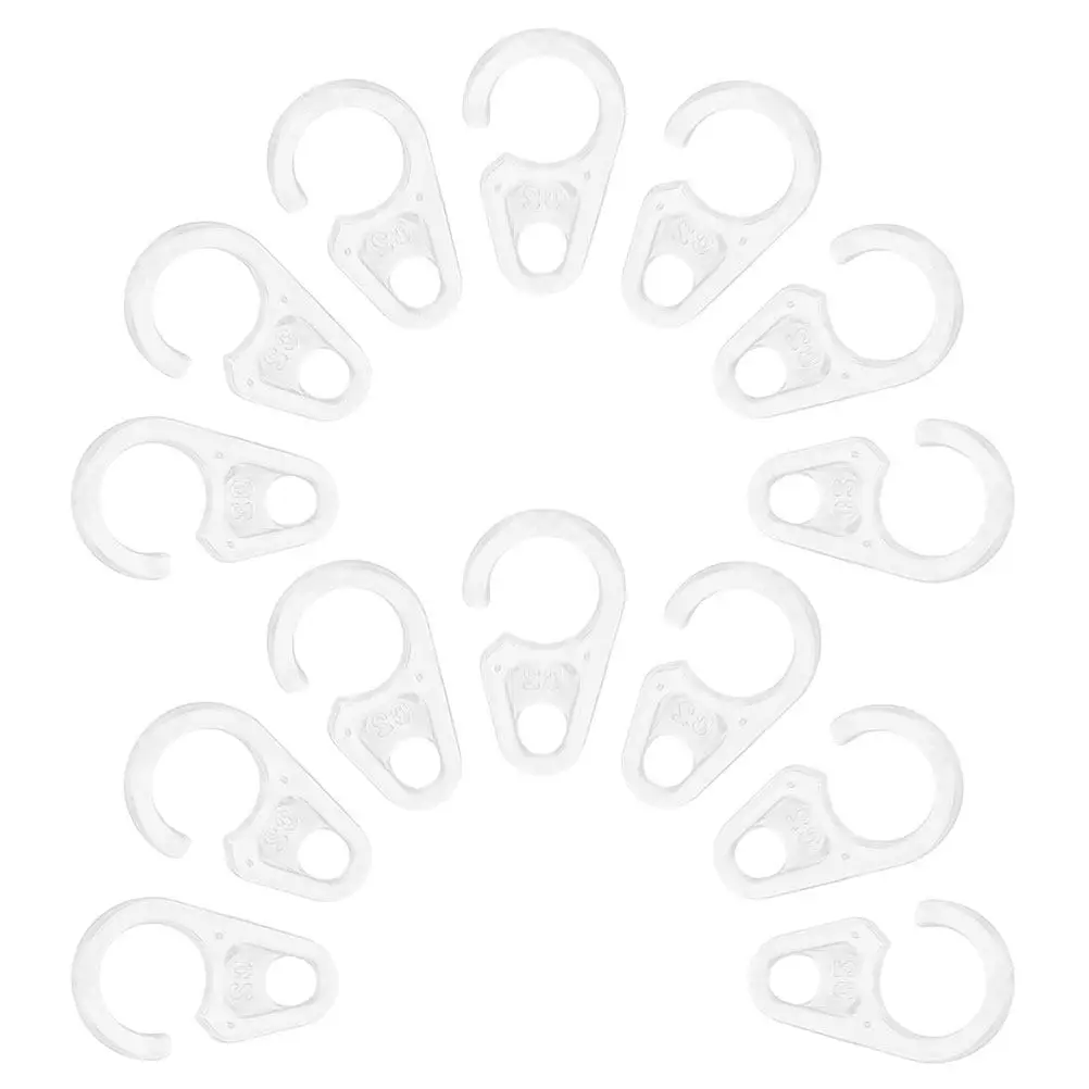 100 Piezas de Ganchos para Cortinas de Madera y Plástico Elegante, Conectores de Anillos para Cortinas con Deslizamiento Suave y Diseño Invisible para el Hogar