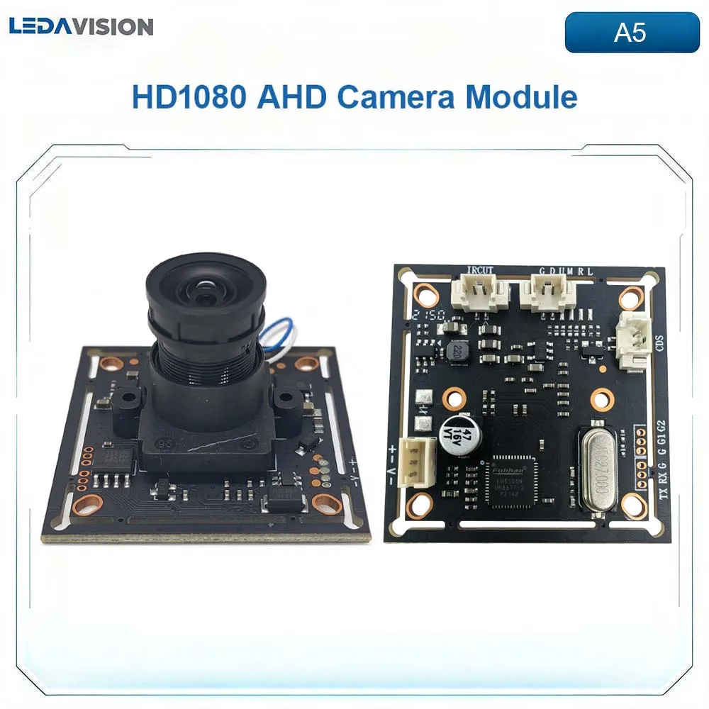 HD1080P-A5 FH8536H 2MP 4 IN 1 AHD CVI TVI CVBS Analog Camera Module IR Light CCTV Security PCB Board