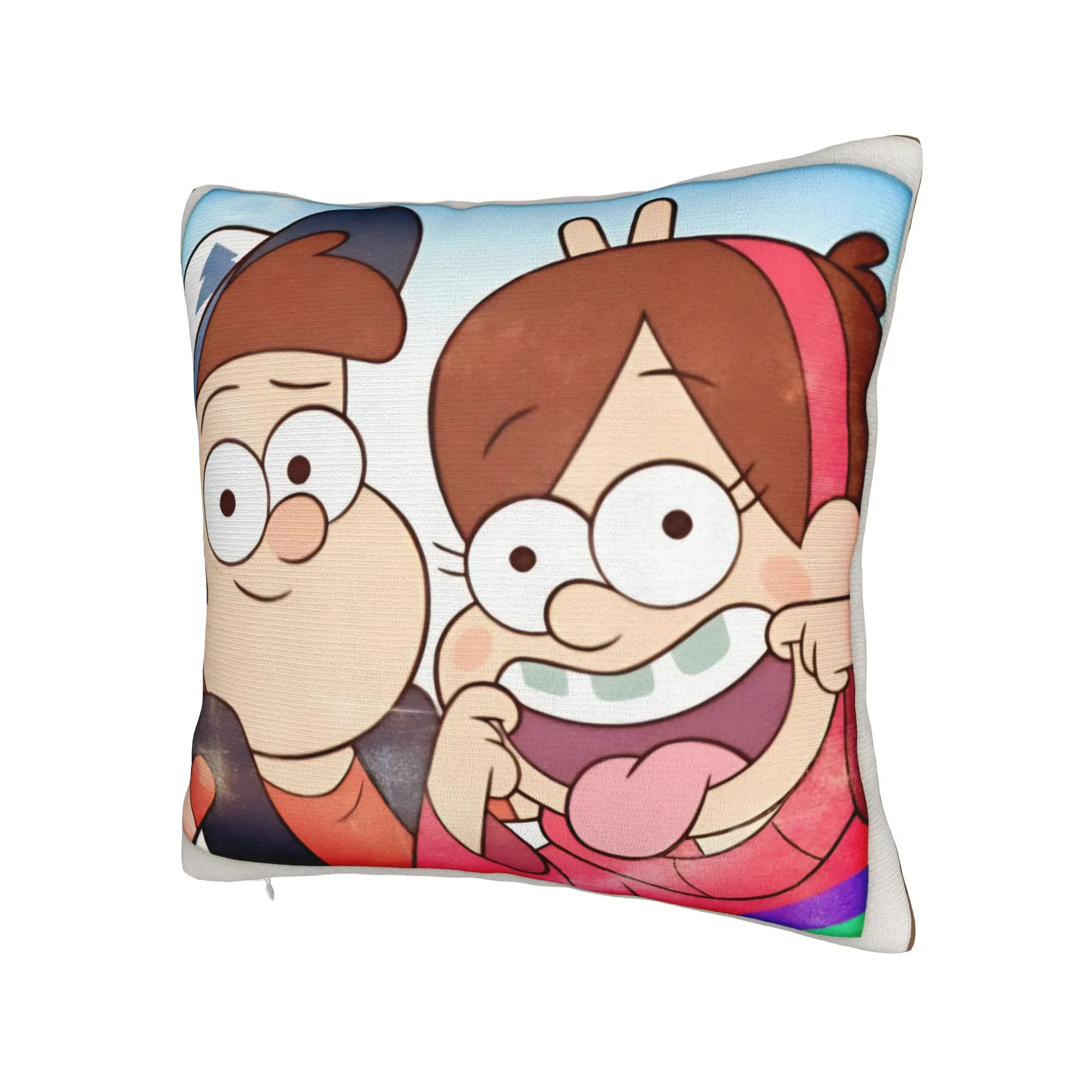 Decorative Pillow Cover G-Gravity Falls Merchandise Bed  Throw Pillow Case Cover Square Multiple Sizes