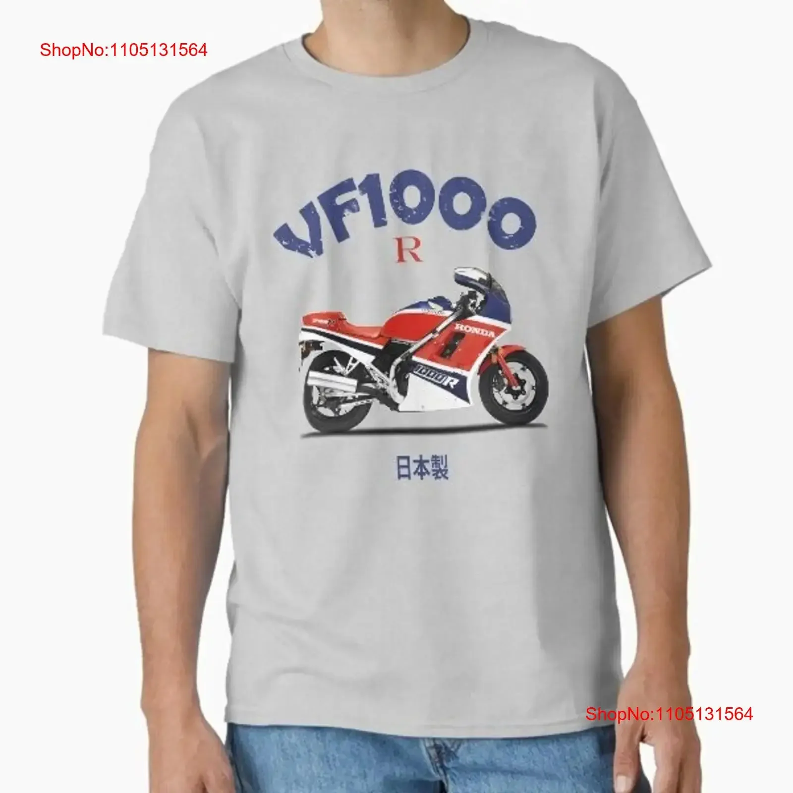 

Классическая мотоциклетная футболка VF1000R, сделанная в США, размер S 2XL, винтажная стираная удобная уличная одежда с графическим рисунком для дома