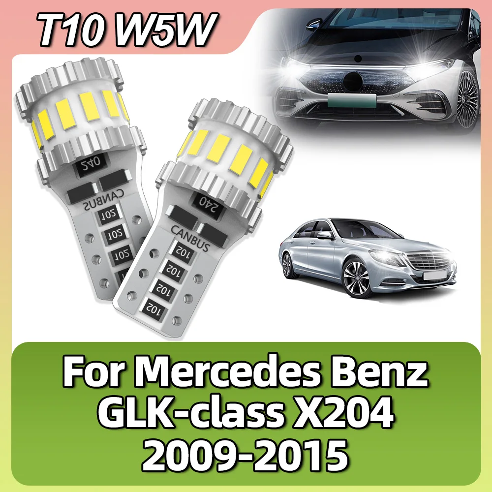 

Car Interior T10 168 2825 194 LED CANBUS Bulb Parking Lamp Clearance Lights For Mercedes Benz GLK-class X204 2009 2010 2011-2015