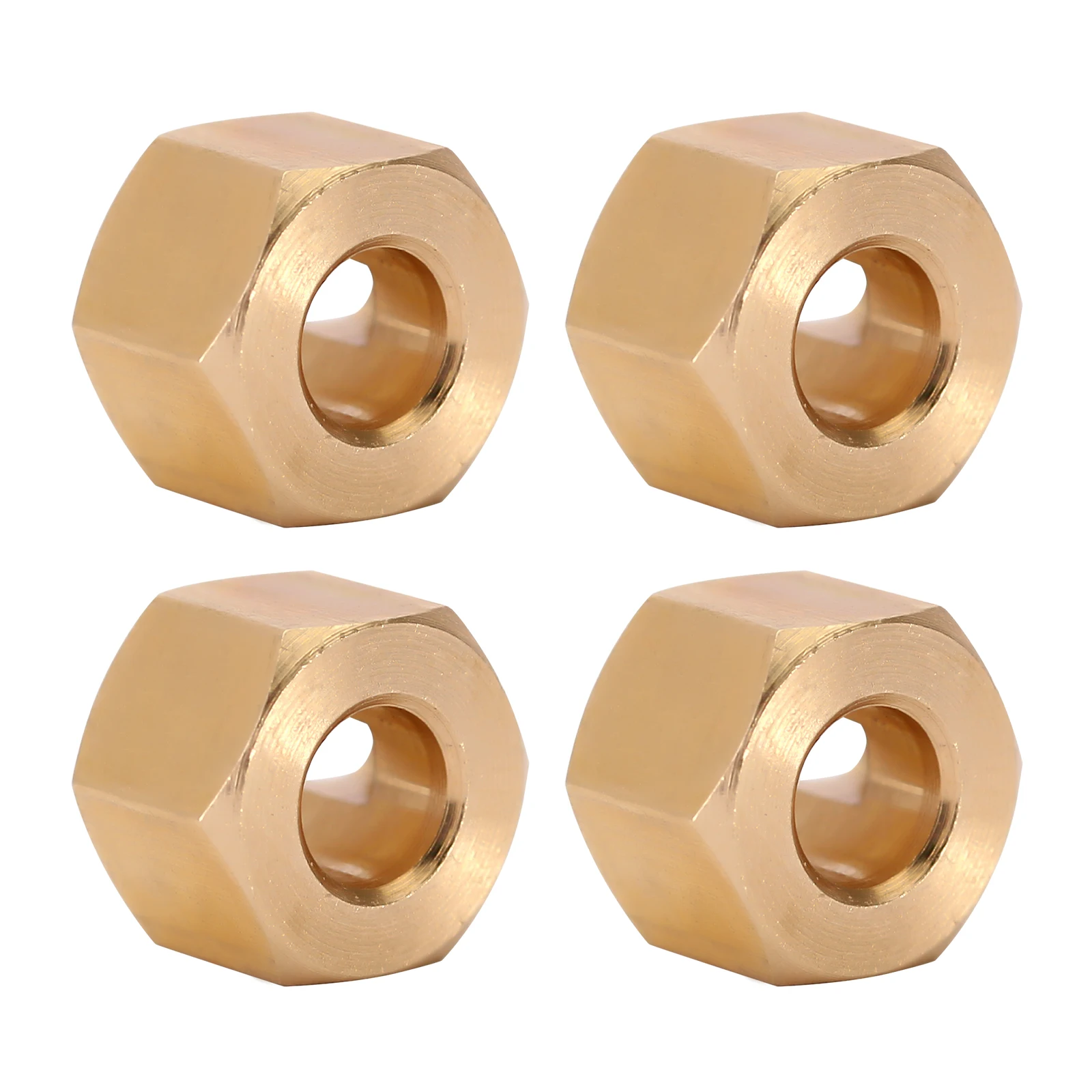 Brass 7MM Extenders Wheel Hex Hub 5/6/7/10MM Thickness for 1/18 RC Crawler Car TRX4M Upgrade Parts (4M-02)