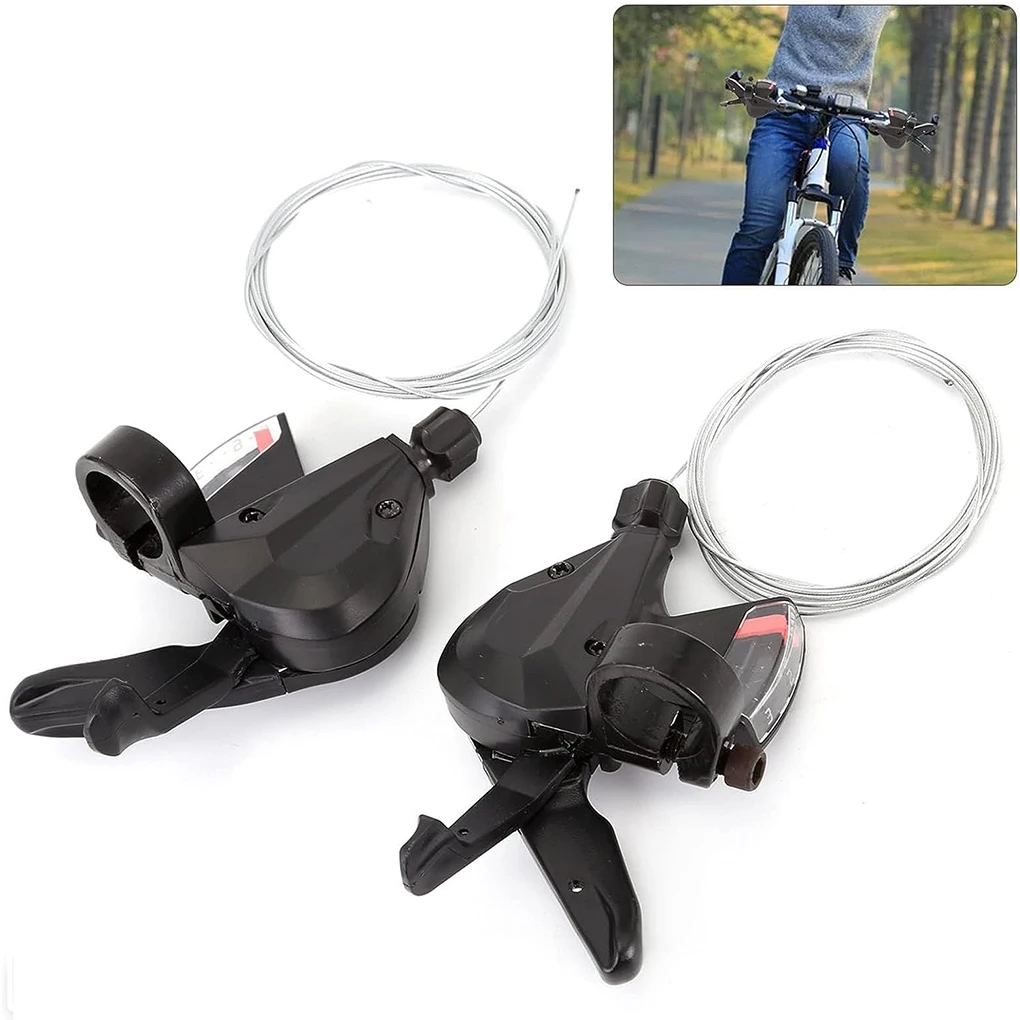 

24 Speed Bicycle Shifter Levers Brake Cycling Trigger Handle Brake Levers With Shift Cable Bike Accessories For Road Bike MTB