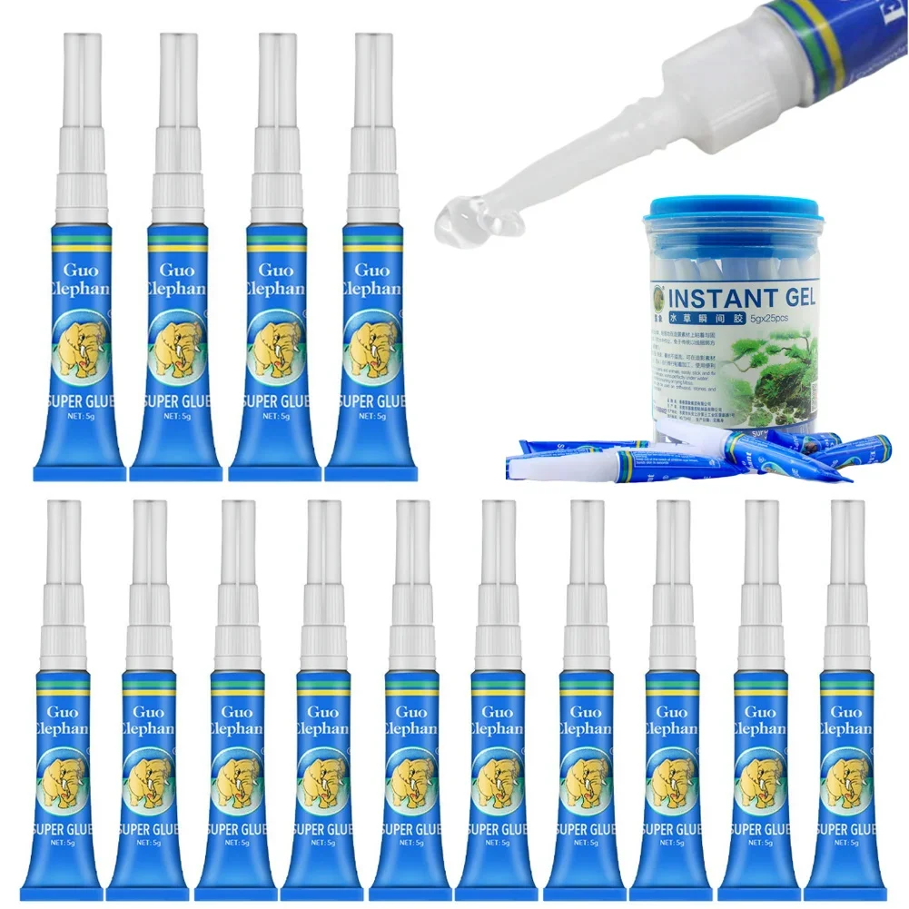 Aquatic Plants Driftwood Underwater Gel Landscaping Moss Glue Aquarium Water Grass Stick Fixing Glue for Fish Tank