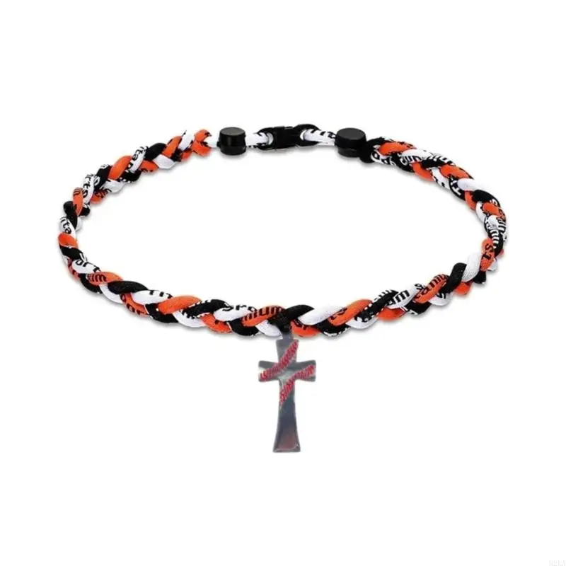 2026 New Travel Friendly Rope Crosses Necklace Sporty Accessory For Adventures And Daily Fashion