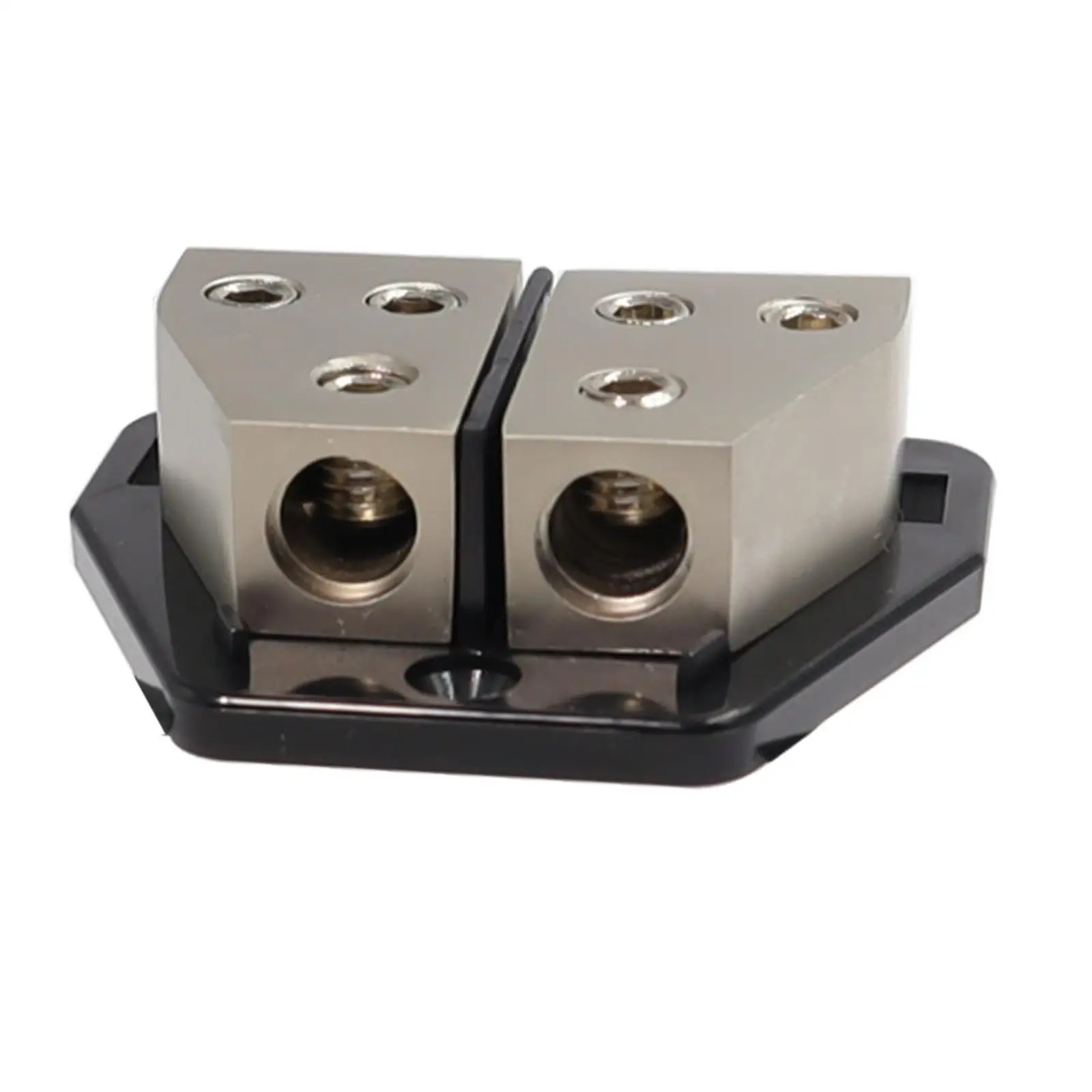Power Distribution Block Car Audio Splitter 2 Input 4 Output for Boat RV Bus