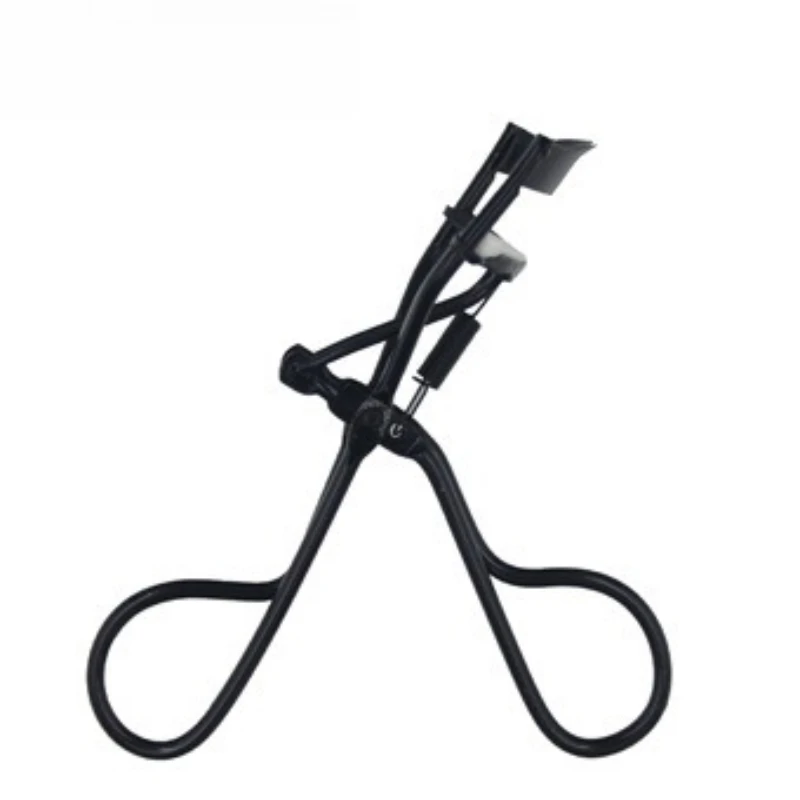 Piegaciglia professionale in acciaio chirurgico con blocco arricciato per sollevamento duraturo Nero Argento Ciglia finte Ready 1PC Strumenti per il trucco