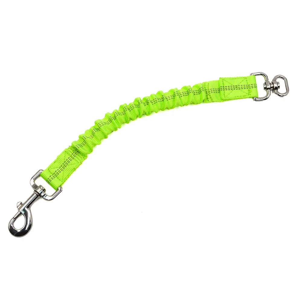 Dog Leash Extend Rope For Middle Large Dogs 37-60cm Elasticity Nylon Harness 2.5cm Wide Buffer Leash Leads Pet Accessories