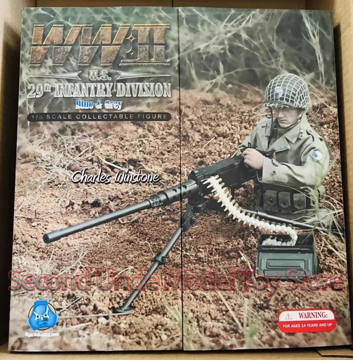 

DID A80038 1/6 All metal M2 heavy machine gun 12''Male Soldier Action Figure Model Toys