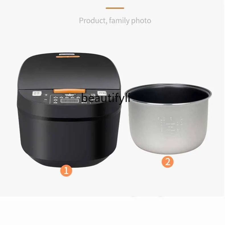 Large capacity 5L intelligent appointment timing heating rice cooker household multi-function