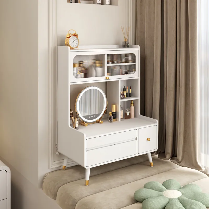 

Mini luxury dressing table elegant storage modern minimalist dressing table small apartment bedroom туалетный столик furniture