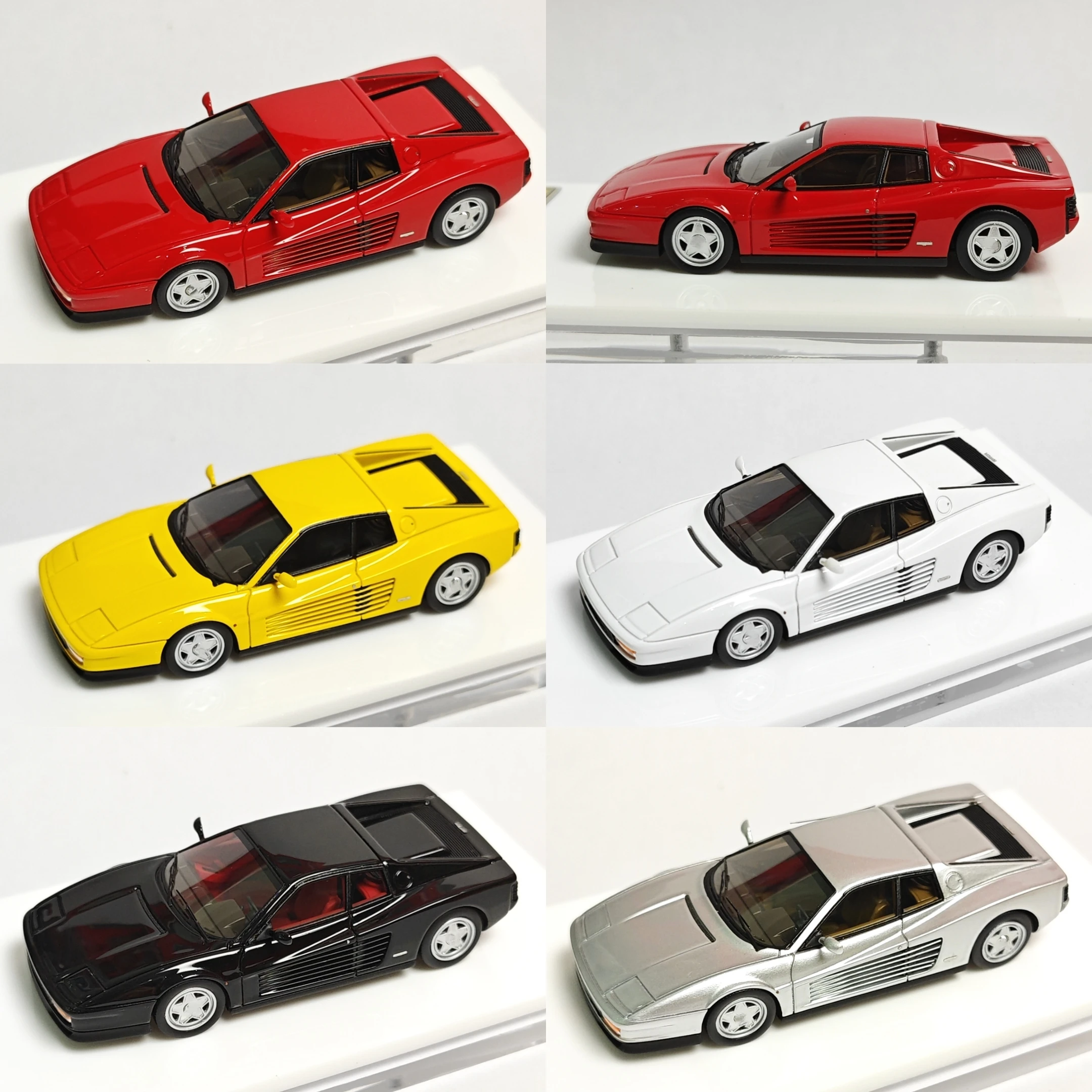 

DMH 1:64512TR Tesla Tarossa Red Resin Car Model Collection Gift