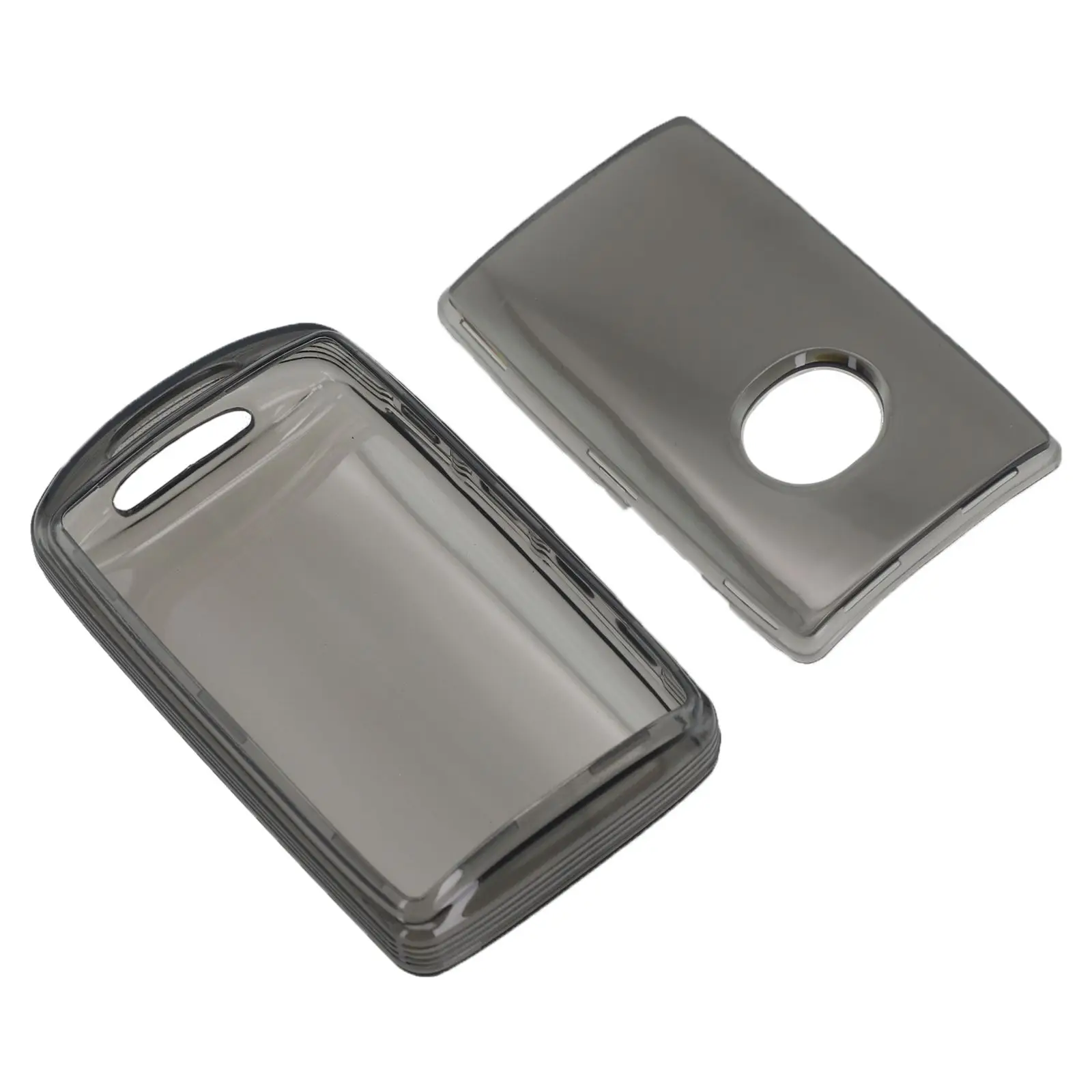 

Key Case Cover Transparent Black for Mazda 3 CX5 CX9 CX30 CX50 CX90 Compatible with Push Button Engine Start Keys 2019 2024