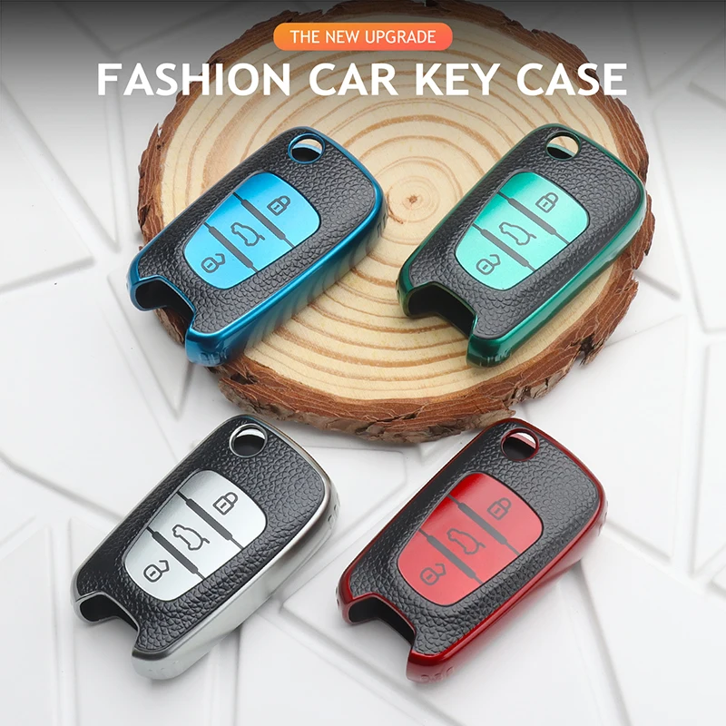 

Car Key Case for Hyundai i20 ix35 i30 ix20 ix25 Elantra Accent for KIA Sportage K5 Rio 3 Soul Optima Ceed Pro K2 Car Accessories