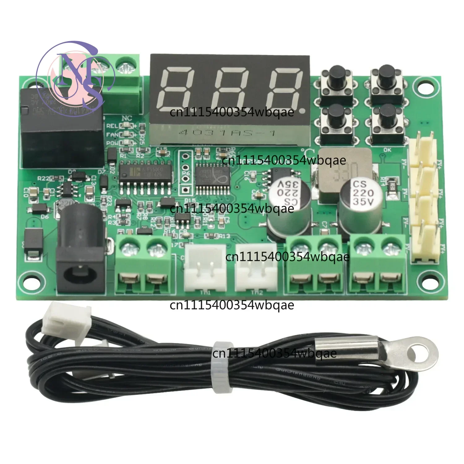 ZOCI-FOR-DC Fan Speed Controller 12V 24V Digital Temperature Control Voltage Regulator Module, Replacement Parts