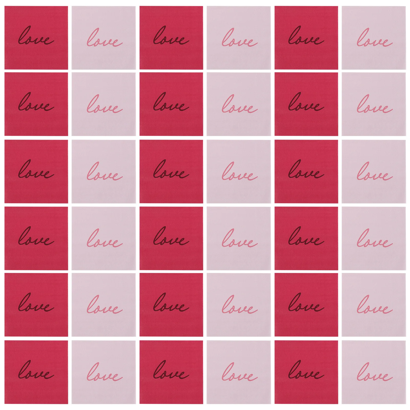 

80Pcs Valentine Guest Napkins Printed Decorative Paper Disposable Party Dinner Tissue Napkins Romantic Love Design for Holiday